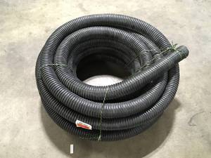 Advanced Drainage Systems  3 in. x 100 ft. Singlewall Solid Drain Pipe Customer returns Review all pictures