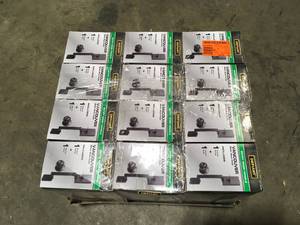 Lot of Defiant  Vancouver Matte Black Entrance Door Handleset with Hartford Interior Knob Customer returns Review all pictures