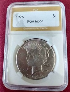 1926 Peace Dollar - PGA MS61