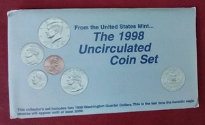 1998 U.S. Mint Uncirculated Set - P&D