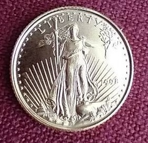 1998 110th Oz. $5 Gold Eagle