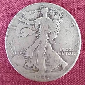 1941 Walking Liberty Half Dollar