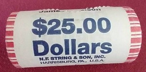 James Madison Presidential Dollar - $25 Coin Roll US Mint Wrapped
