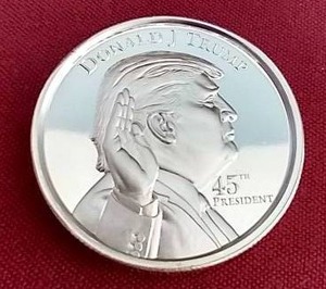 Donald Trump 2 Oz. Ultra High Relief Silver Round