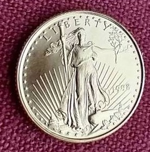 1998 110th Oz. $5 Gold Eagle