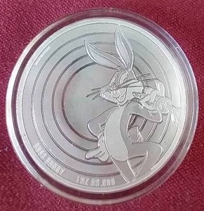 2022 Samoa 1 Oz. Silver Bugs Bunny Coin