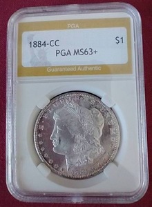 1884-CC Morgan Dollar - PGA MS63