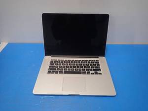 lot 8 image: Apple&nbspMacBookPro11,4 A1398 MJLQ2LLA &nbspINTEL(R) CORE(TM) I7-4770HQ CPU  2.20GHZ  16GB DDR3 RAM  251GB SSD  15.4 screen with 1920 x 1080 HD resolution  Includes IOS  No Charger