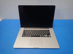 lot 9 image: Apple&nbspMacBookPro11,4 A1398 MJLQ2LLA &nbspINTEL(R) CORE(TM) I7-4770HQ CPU  2.20GHZ  16GB DDR3 RAM  251GB SSD  15.4 screen with 1920 x 1080 HD resolution  retina display is wearing on screen  Includes IOS  No Charger 