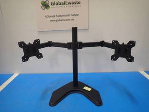 lot 49 image: Vivo Dual LCD Stand  Includes monitor screws 