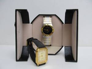 lot 34 image: Nice Condition GRUEN & Sergio Valente Mens Watches