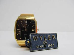 lot 35 image: NOS Vintage WYLER Mens Watch