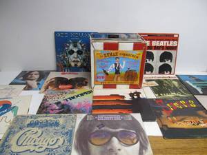 lot 107 image: Lot of Approx 50 Vintage Vinyl Records #1