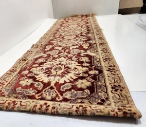 lot 153 image: Old Vintage Silk Rug Table Runner 