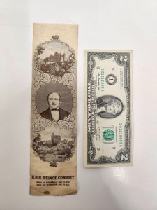 lot 161 image: Original Antique 1861 Prince Albert of Saxe-Coburg & Gotha British Monarchy Memorial Death Silk