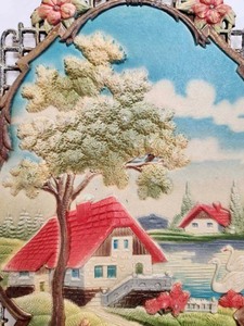 lot 164 image: Mint Condition Antique Die-cut Service Station Calendar 