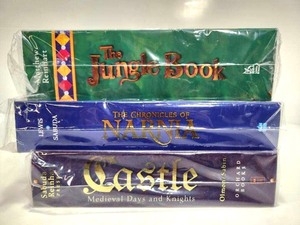 lot 167 image: 3 Brand New Pop-Up Books - Jungle Book, Narnia & Medieval Castles