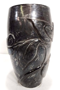 lot 175 image: LARGE Vintage Signed Art Pottery Vase