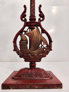 lot 230 image: Original 1920s-30s Signed VERONA Ship Lamp