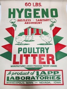 lot 235 image: Lot of 3 Original 1950s Hygeno Poultry Litter Farm Advertising Posters