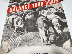 lot 236 image: Lot of 3 Original 1940s-50s ARMOURS Digester Tankage Farm Advertising Posters