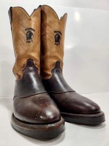 lot 258 image: Excellent Quality Leather CHIPPEWA Cowboy Boots - Mens Size 9.5D