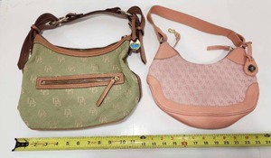 lot 267 image: 2 Very Nice Authentic DOONEY & BOURKE Leather Purses