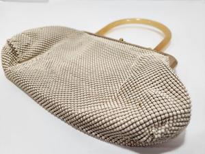 lot 276 image: Vintage 1930s era Whiting & Davis Enamel Mesh Purse wBakelite Handle