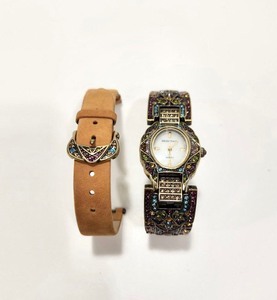lot 281 image: New or Like-New in Box HEIDI DAUS Watch w 2 Bands