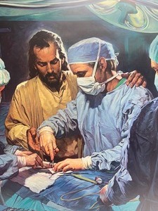 lot 311 image: LARGE Framed Signed Numbered Print - Chief of The Medical Staff by Nathan Greene