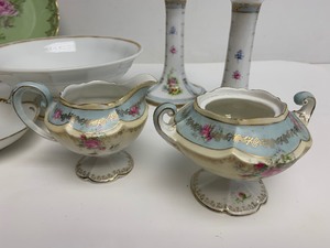 lot 331 image: Estate Lot of Assorted Vintage & Antique Nippon & RS Prussia & other Porcelain 