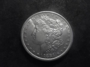 1881 S Morgan Silver Dollar