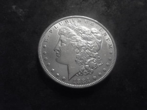 1884 Morgan Silver Dollar