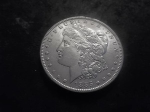 1885 O Morgan Silver Dollar