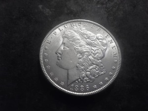1886 Morgan Silver Dollar