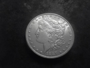1887 Morgan Silver Dollar