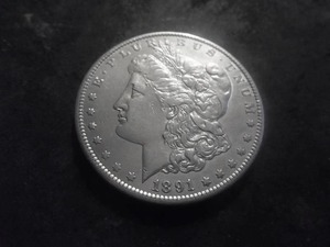 1891 S Morgan Silver Dollar