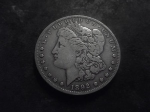 1892 S Morgan Silver Dollar