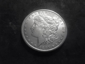 1897 S Morgan Silver Dollar