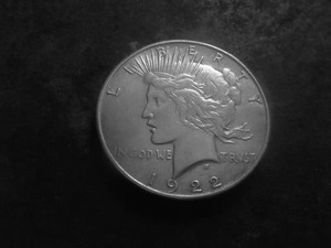 1922 D Peace Silver Dollar
