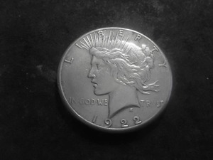 1922 S Peace Silver Dollar