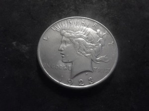 1923 D Peace Silver Dollar
