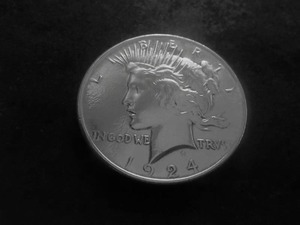 1924 Peace Silver Dollar