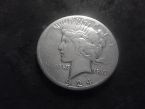 1924 S Peace Silver Dollar