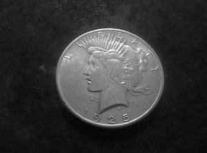 1925 Peace Silver Dollar