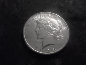 1925 S Peace Silver Dollar