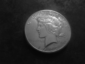 1927 Peace Silver Dollar