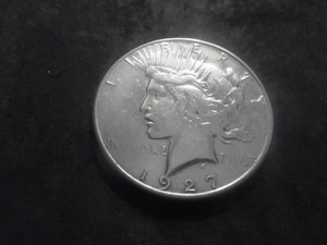 1927 S Peace Silver Dollar