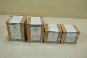 lot 83 image: Begonia and Bench Candles -Rejuv, Citrus & Clove, Wonderment, Harvest & Hearth