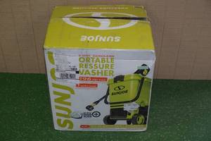 lot 113 image: Sun Joe 48V iON Cordless Portable Pressure Washer Kit